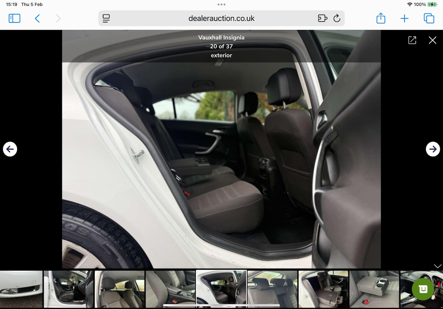 Used Vauxhall Insignia 2012 for sale - 77450840: Photo 10