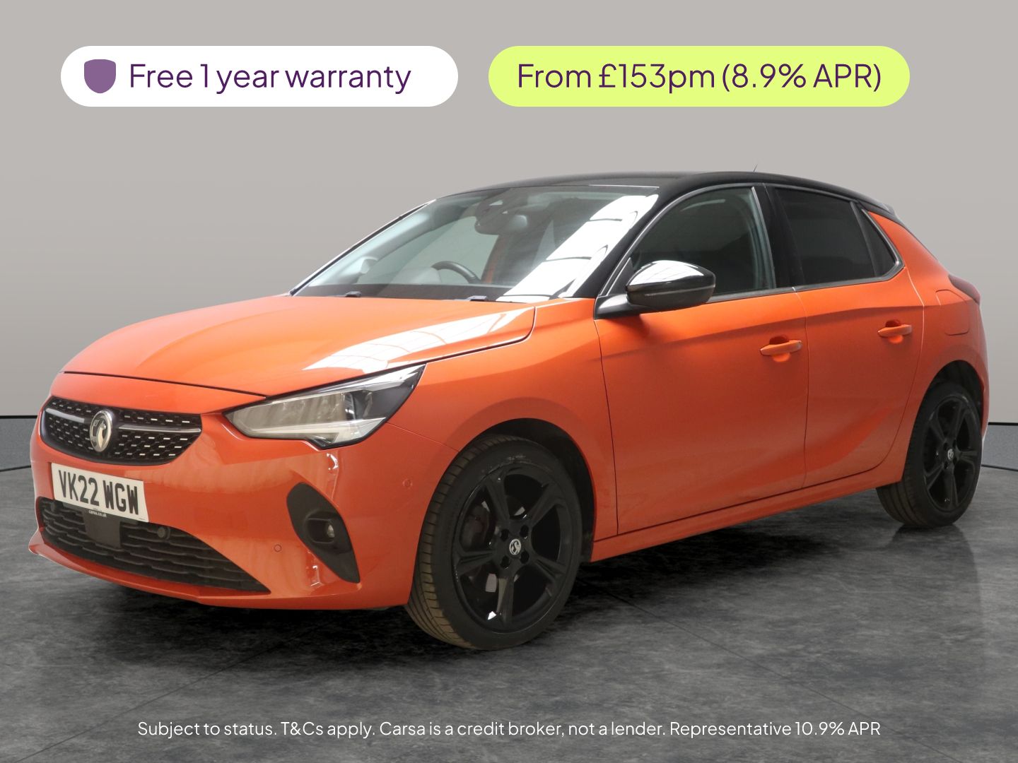 Used Vauxhall Corsa 2022 for sale - 77543144: Photo 1