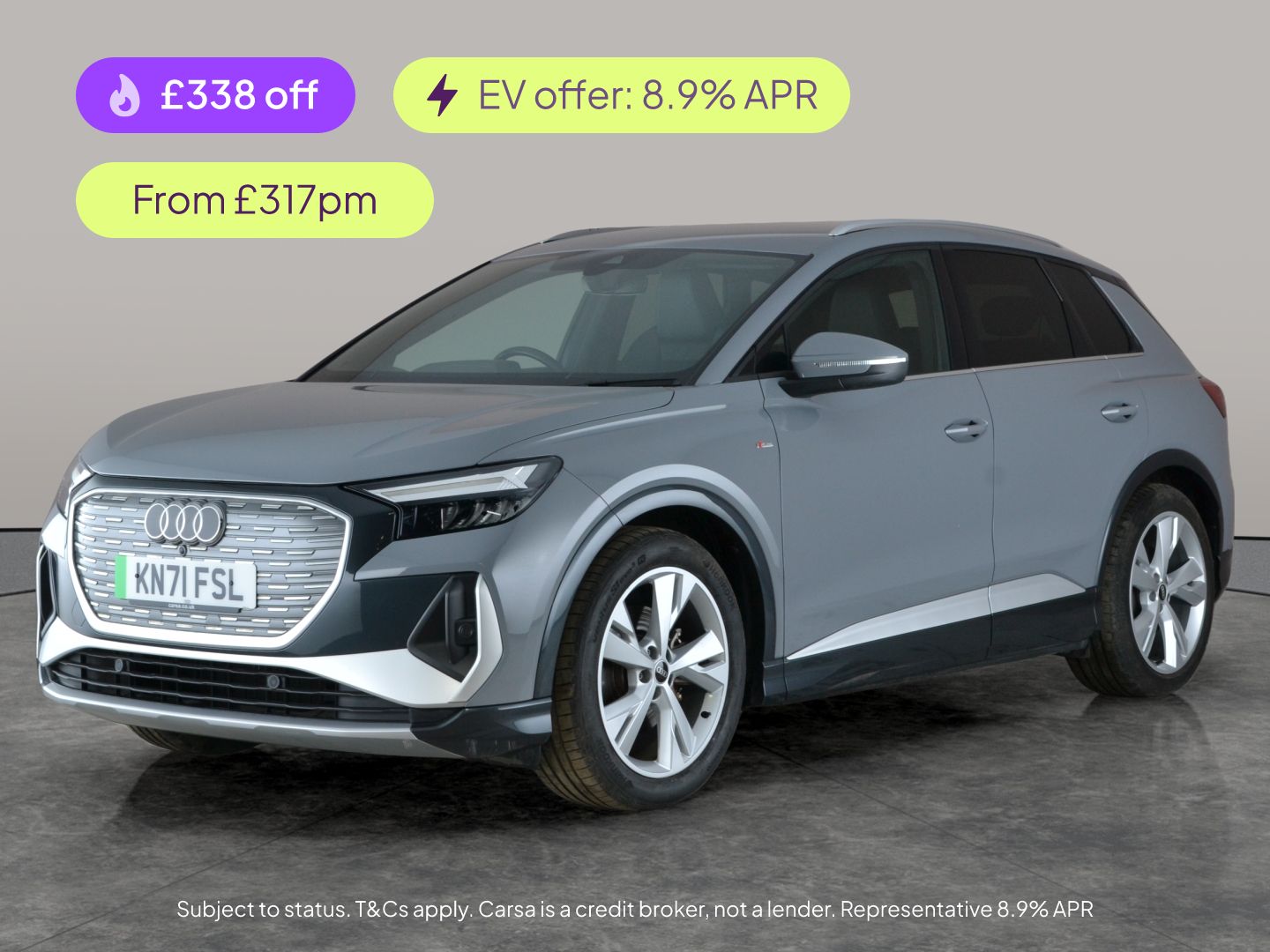 Used Audi Q4 e-tron 2021 for sale - 77149061: Photo 1