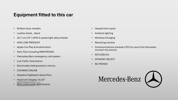 Used Mercedes-Benz C Class 2019 for sale - 77794726: Photo 5