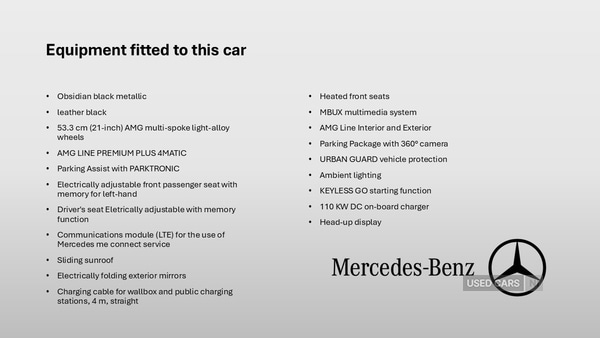 Used Mercedes-Benz EQC 2022 for sale - 77560120: Photo 5