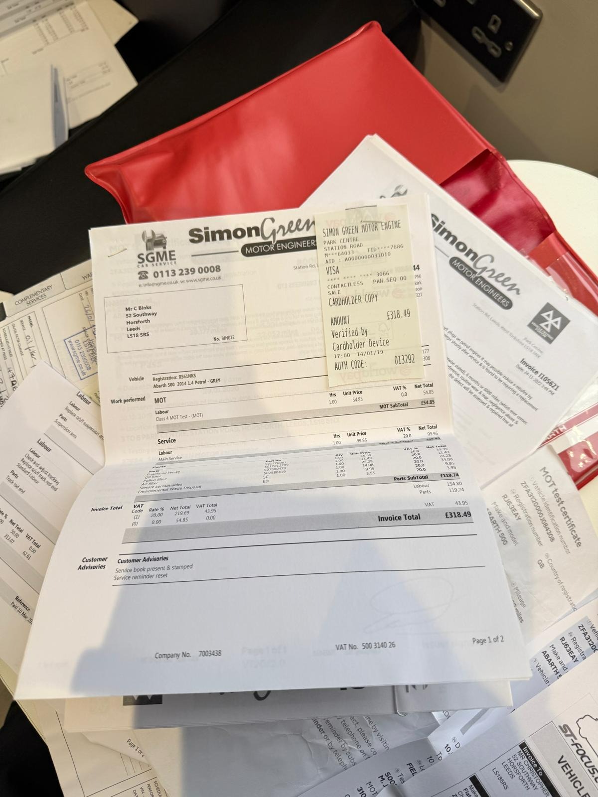 Used Abarth 500 2014 for sale - 77336301: Photo 13