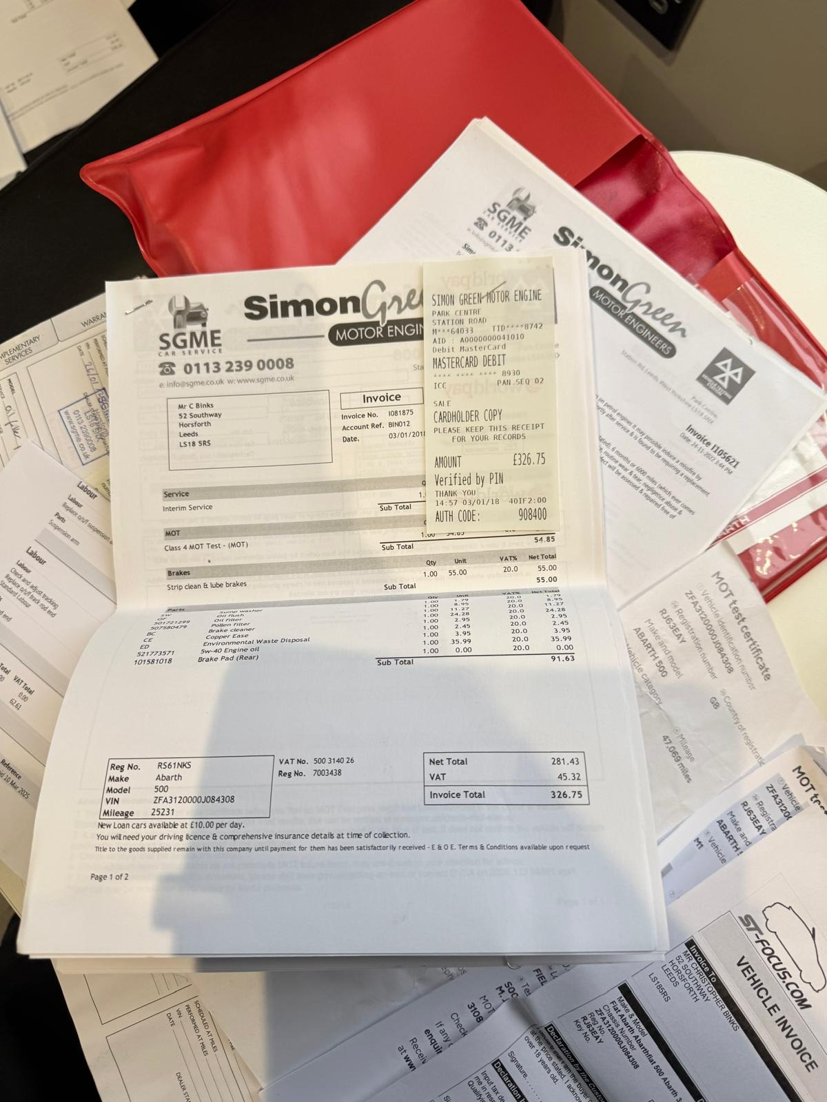 Used Abarth 500 2014 for sale - 77336301: Photo 17