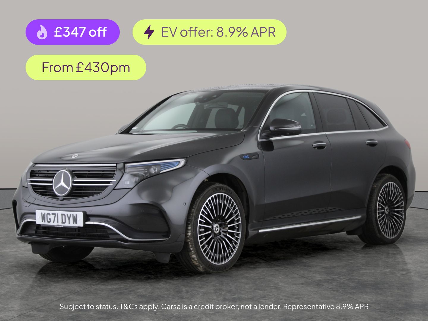 Used Mercedes-Benz EQC 2021 for sale - 76980612: Photo 1