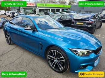 2020 (70) - BMW 420d M Sport in blue, 71,000 miles, service history, three owners, Euro 5-Door