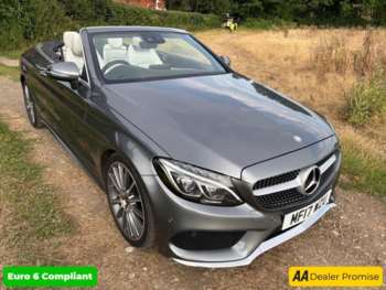2017 (17) - 2.1 C220d AMG Line Premium Plus Cabriolet in Grey, 100,700 miles, ULEZ Euro 2-Door