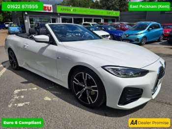 2021 (71) - 2.0 420i M Sport Convertible in White, 47,200 miles, 1 owner, Automatic, UL 2-Door