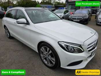 2016 (16) - Mercedes-Benz C-Class 2.0 C350 E SPORT PREMIUM 5d 208 BHP IN WHITE WITH 47,746 MILES AND A FULL S 5-Door