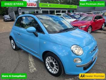 2013 (13) - 0.9 TwinAir Lounge Euro 5 Convertible in blue, 22,300 miles, 2 owners, manu 2-Door