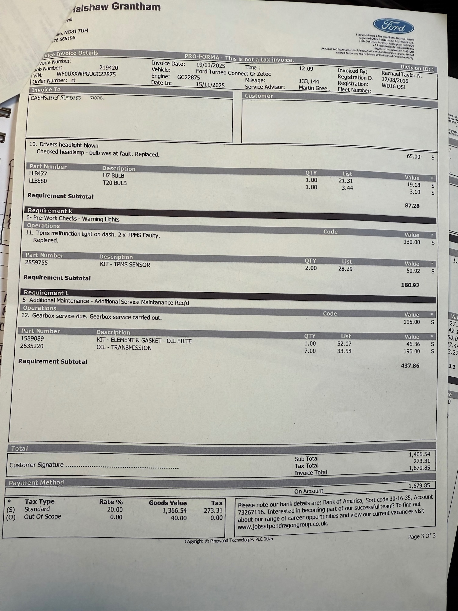 Used Ford Grand Tourneo Connect 2016 for sale - 77020648: Photo 26