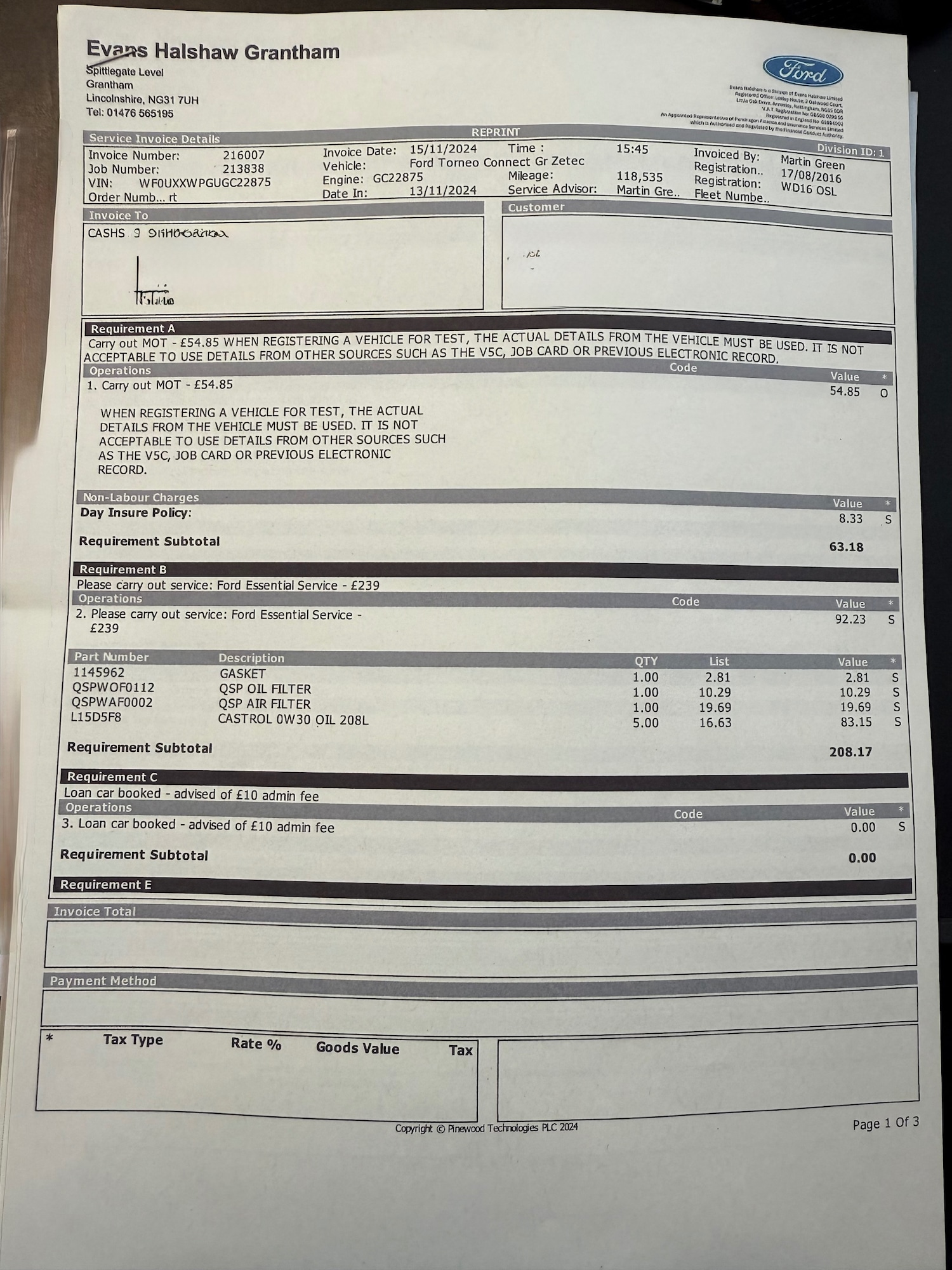 Used Ford Grand Tourneo Connect 2016 for sale - 77020648: Photo 28