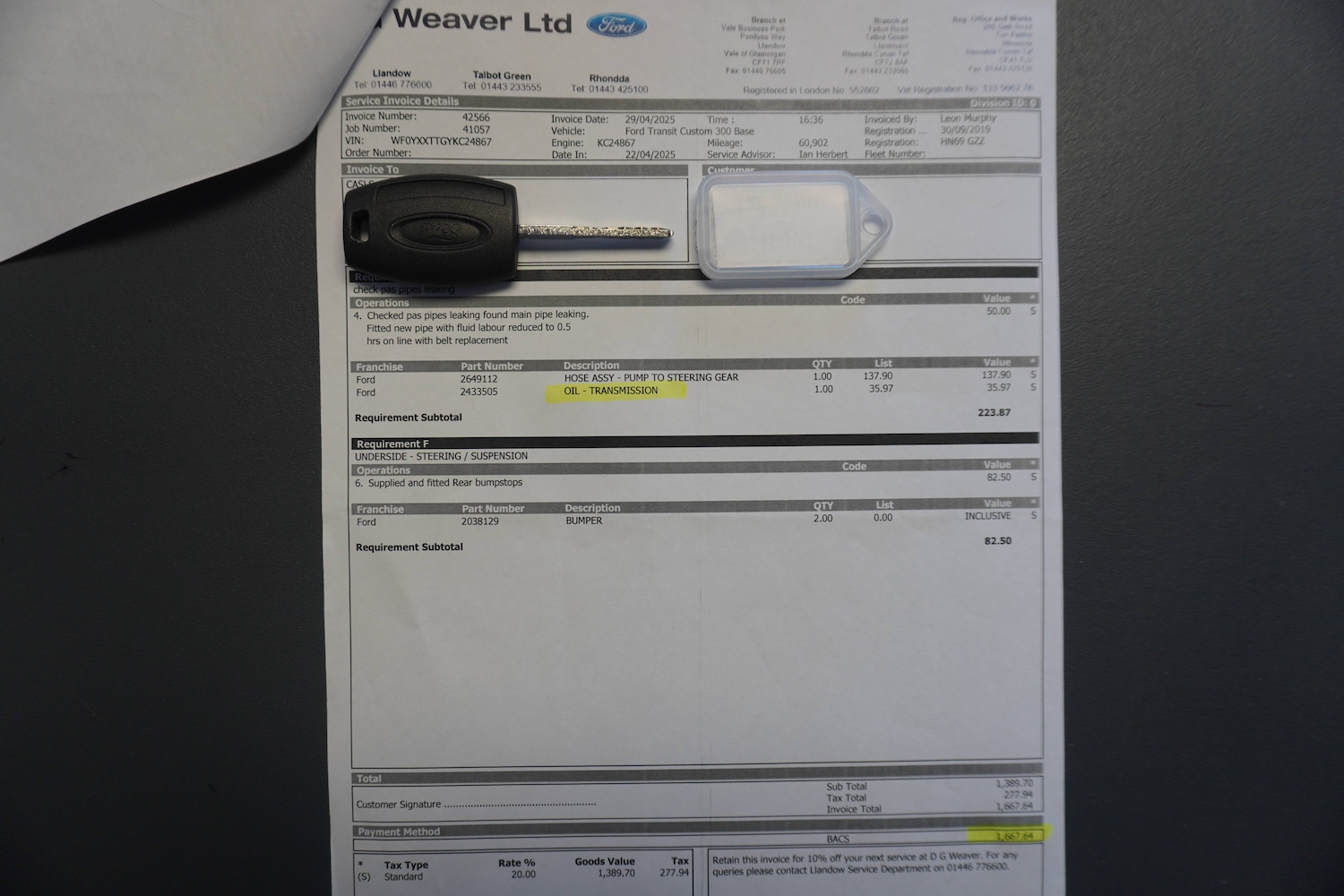 Used Ford Transit Custom 2019 for sale - 76798771: Photo 30