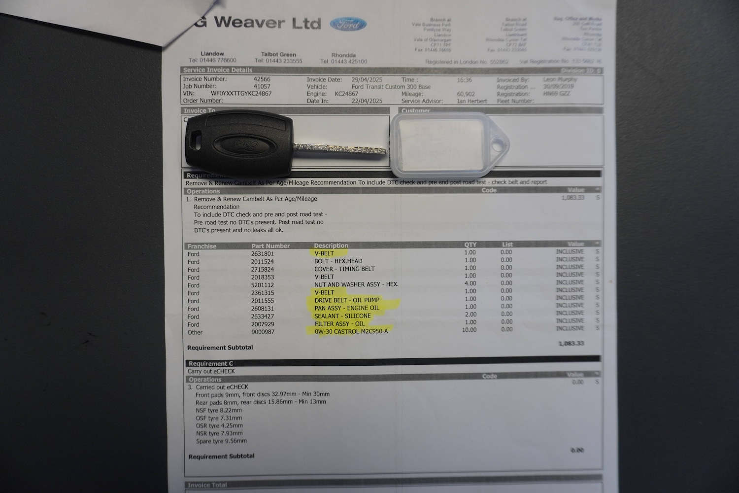 Used Ford Transit Custom 2019 for sale - 76798771: Photo 31