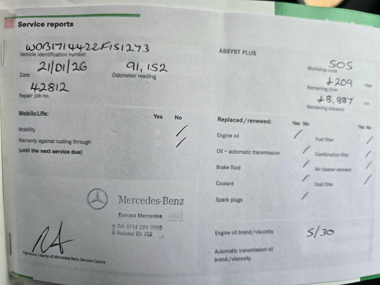 Used Mercedes-Benz SLK for sale - 77671988: Photo 9