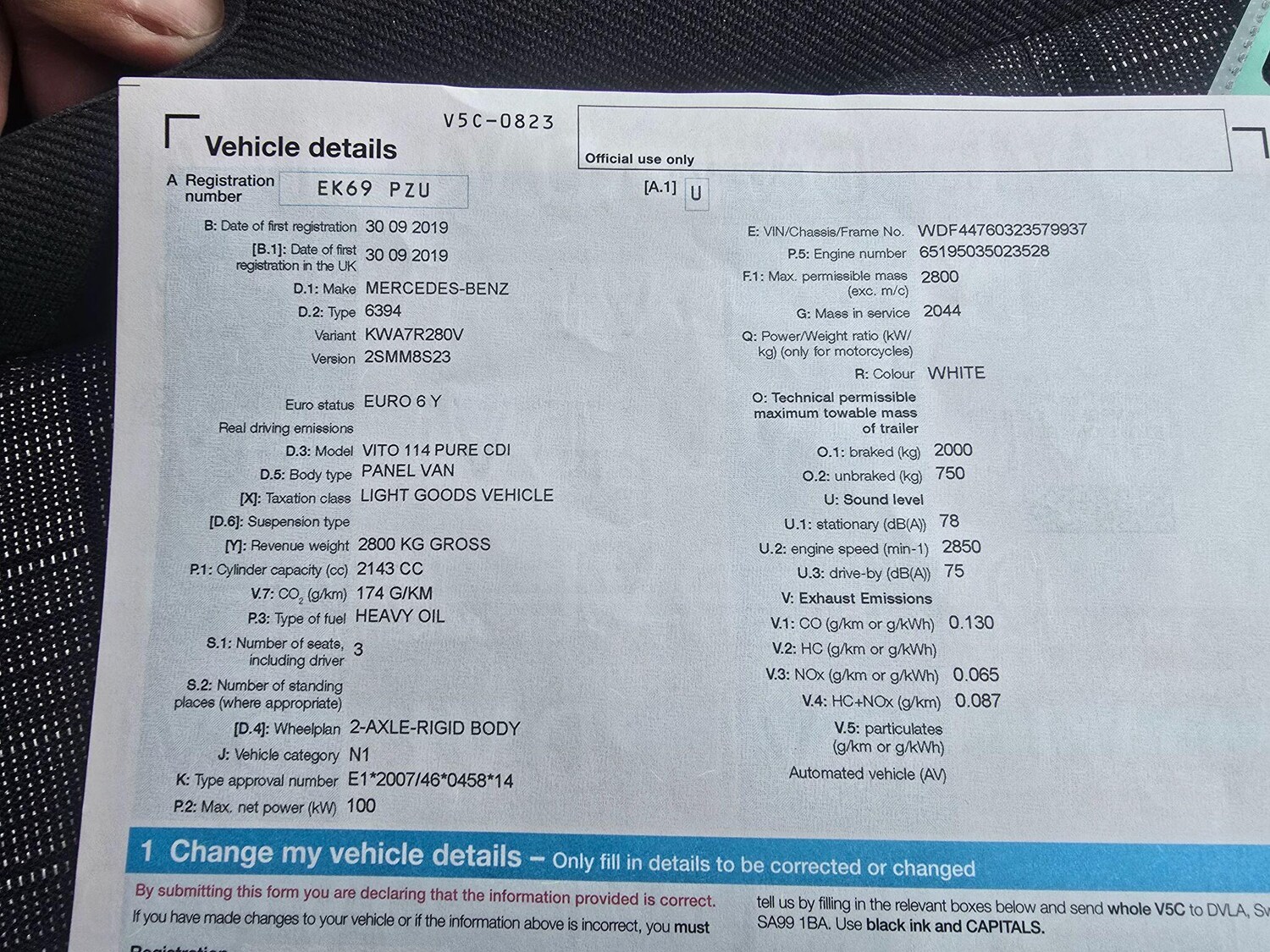 Used Mercedes-Benz Vito for sale - 78214407: Photo 64