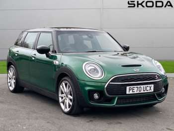 2020 Green Mini Mini Clubman (F54) with private number plate, personalised,  cherished, dateless, DVLA registration marks, registrations; UK Vehicular  traffic, road transport, modern vehicles, saloon cars, vehicle driving,  roads & motors, motoring