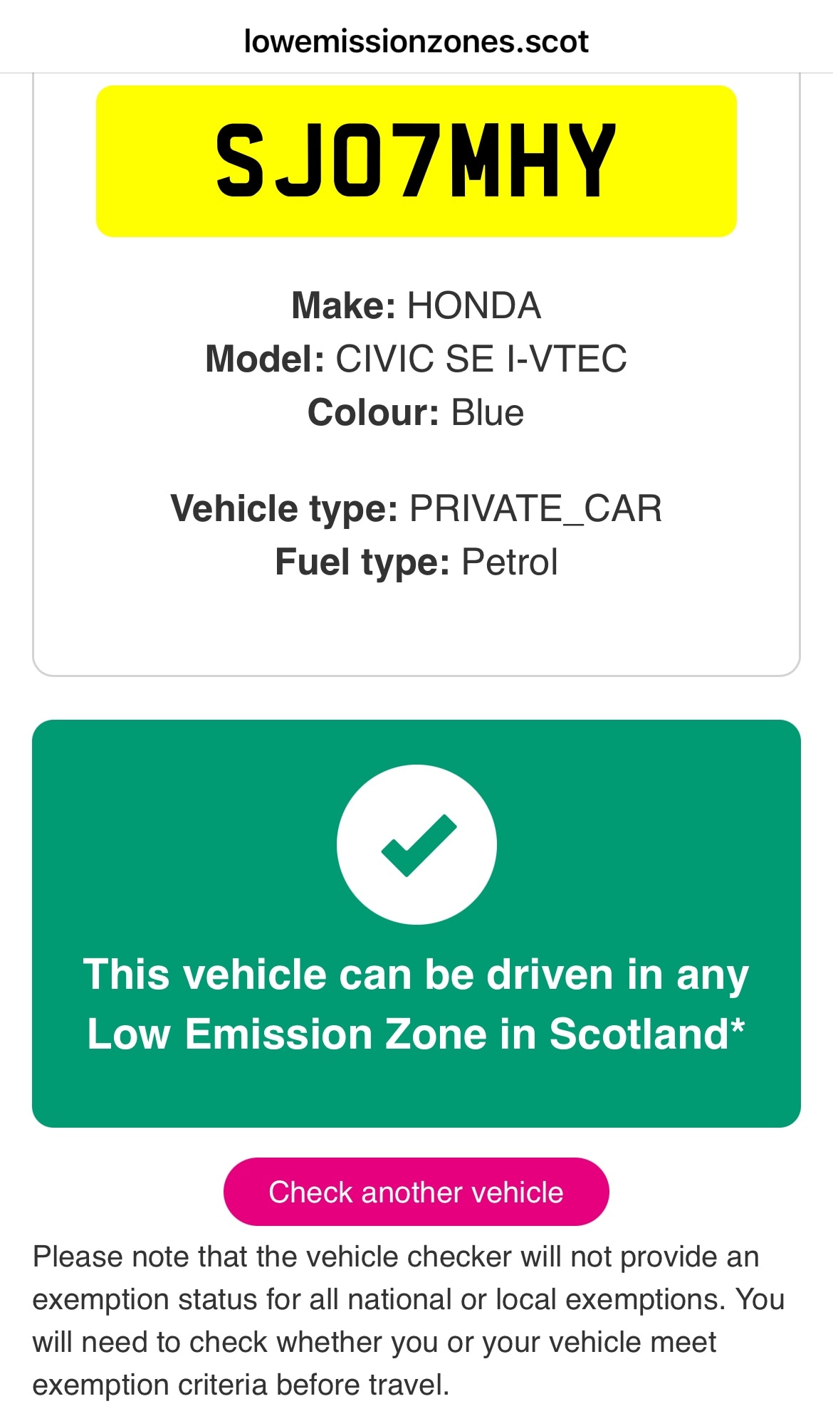 Vehicle 20