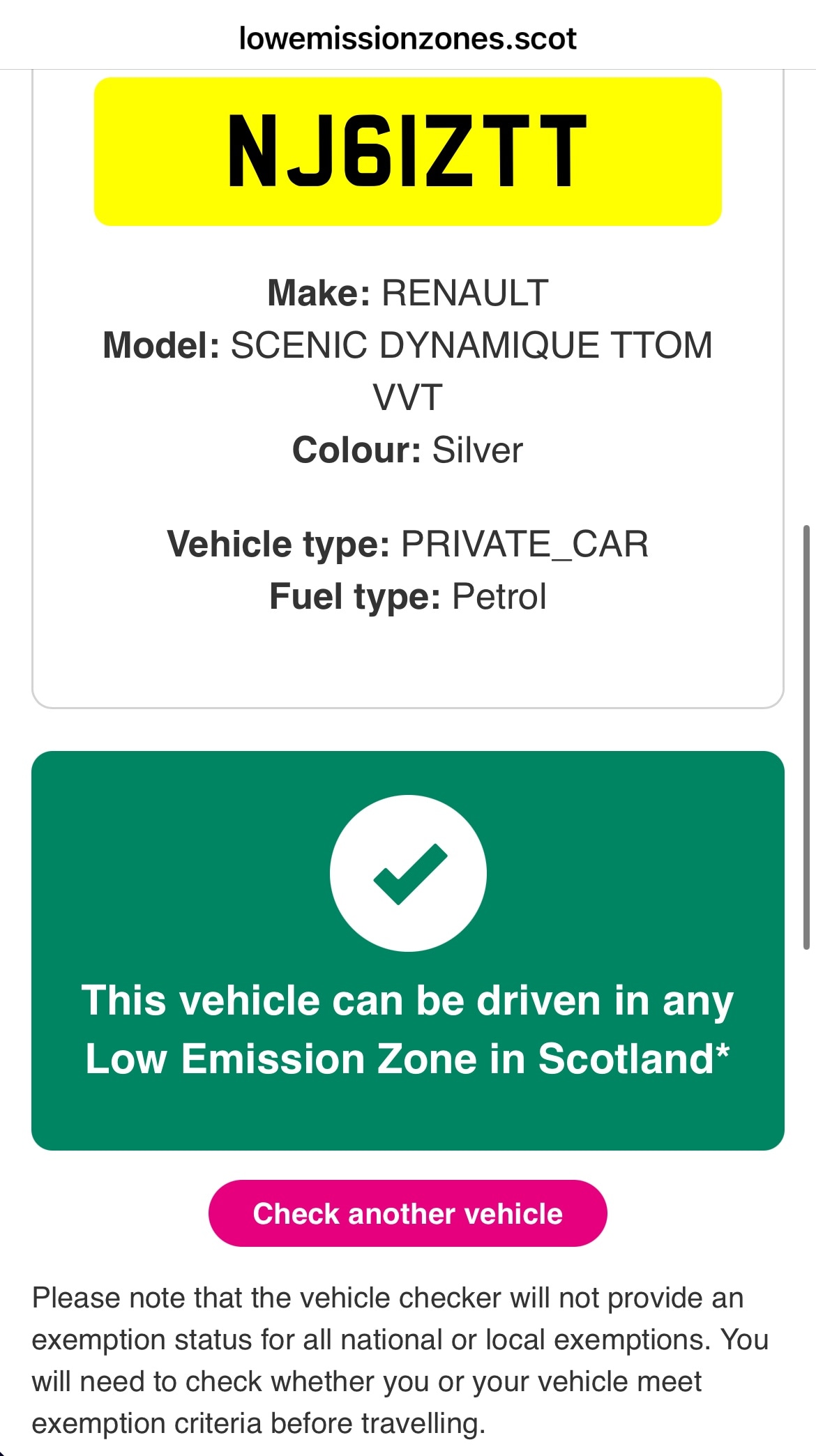Used Renault Scenic 2011 for sale - 76897287: Photo 20