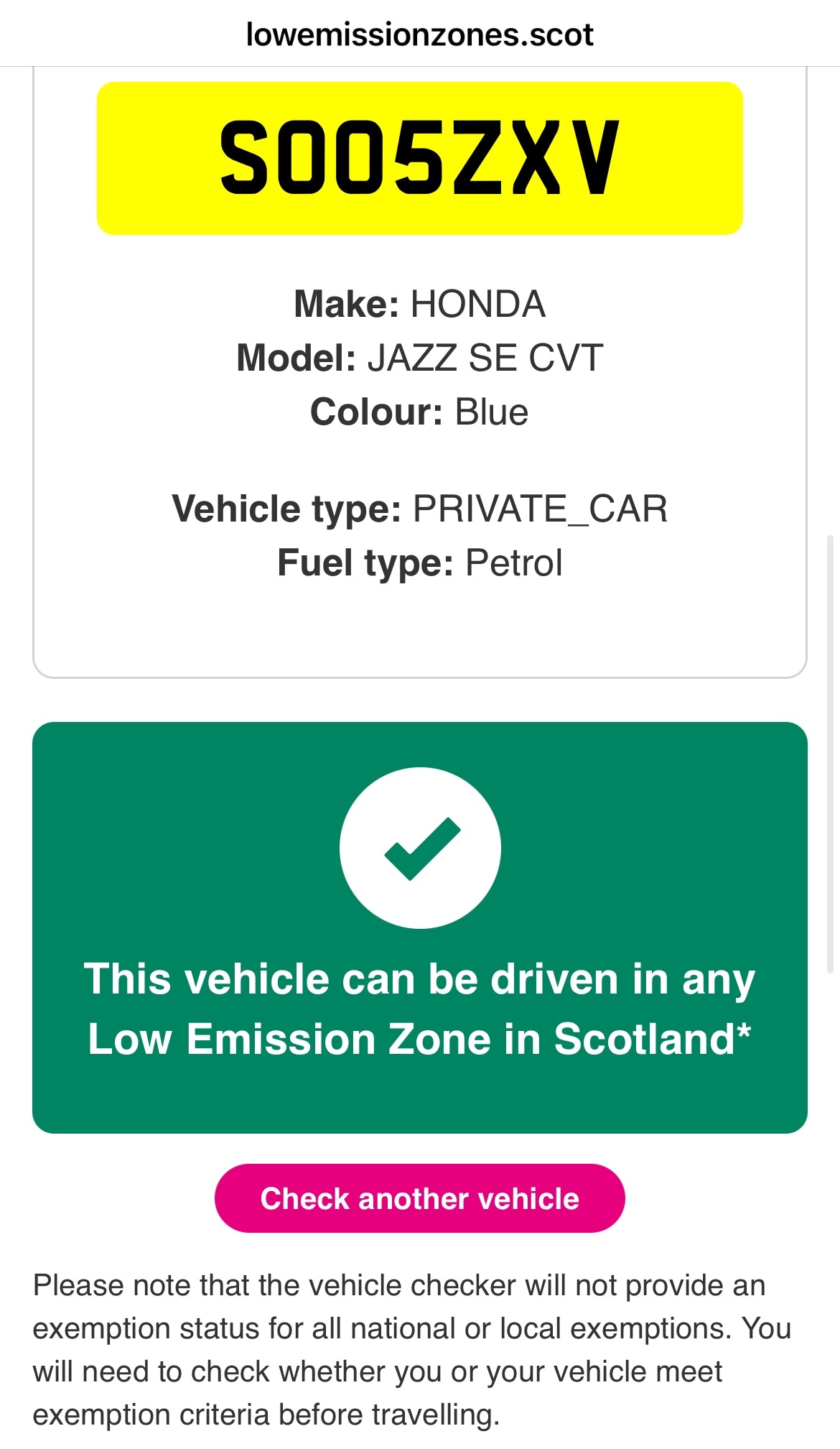 Vehicle 20
