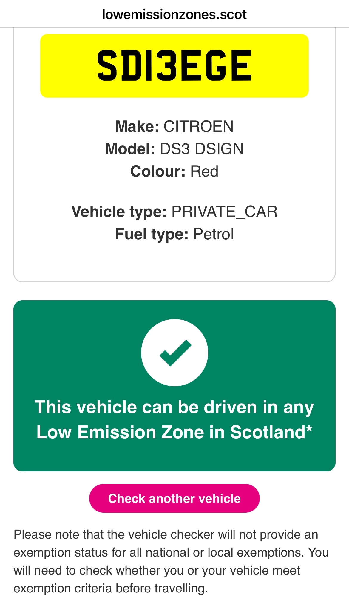 Vehicle 20