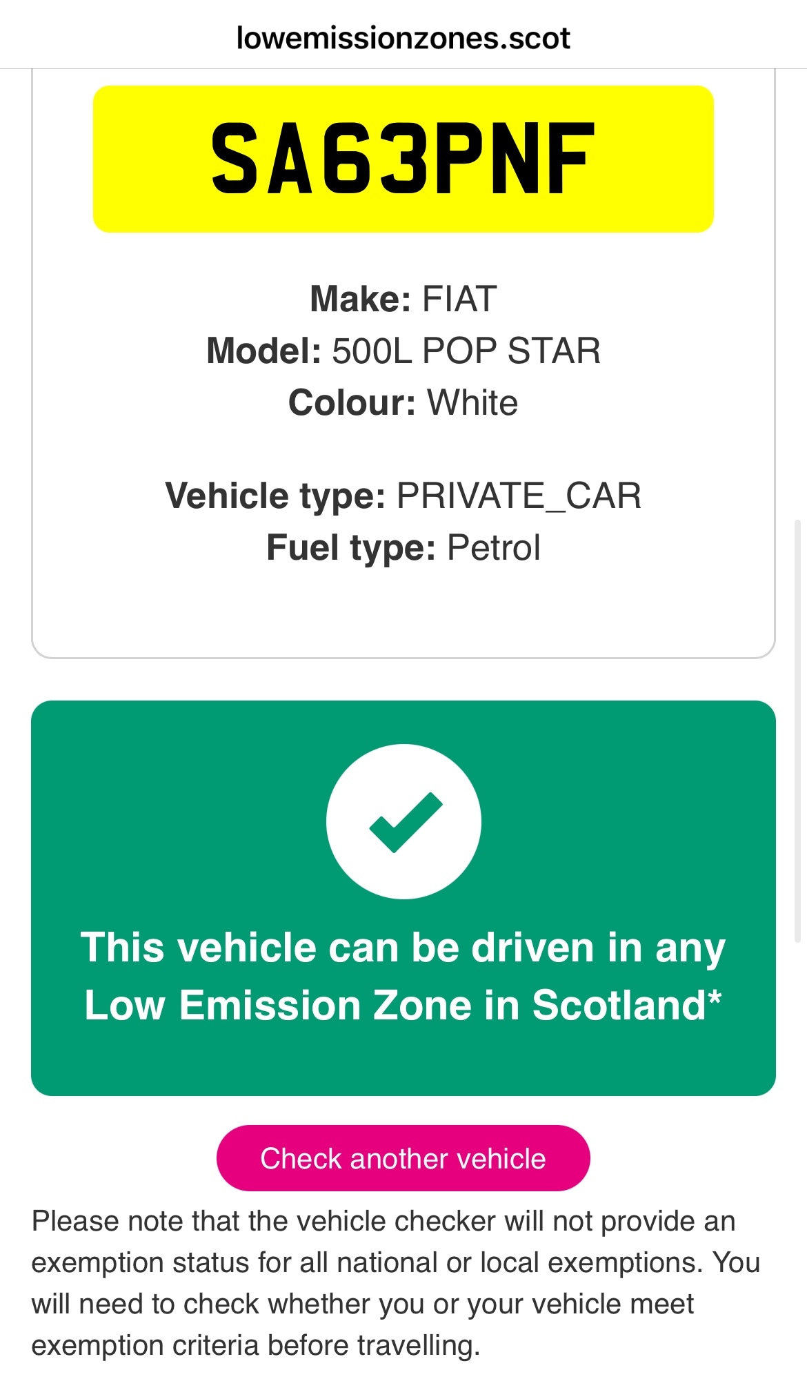 Vehicle 20