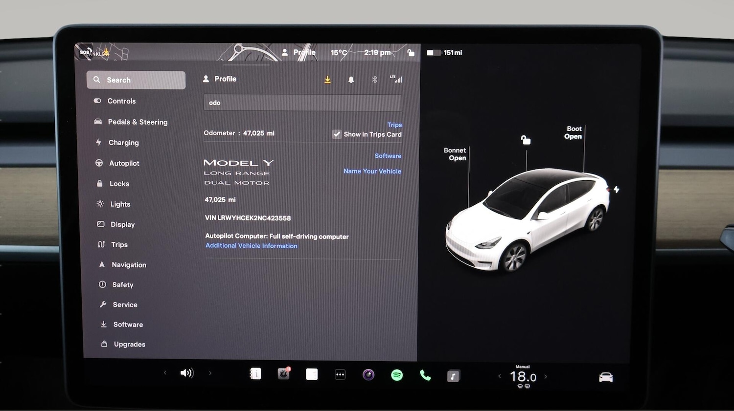 Used Tesla Model Y 2022 for sale - 76572379: Photo 11