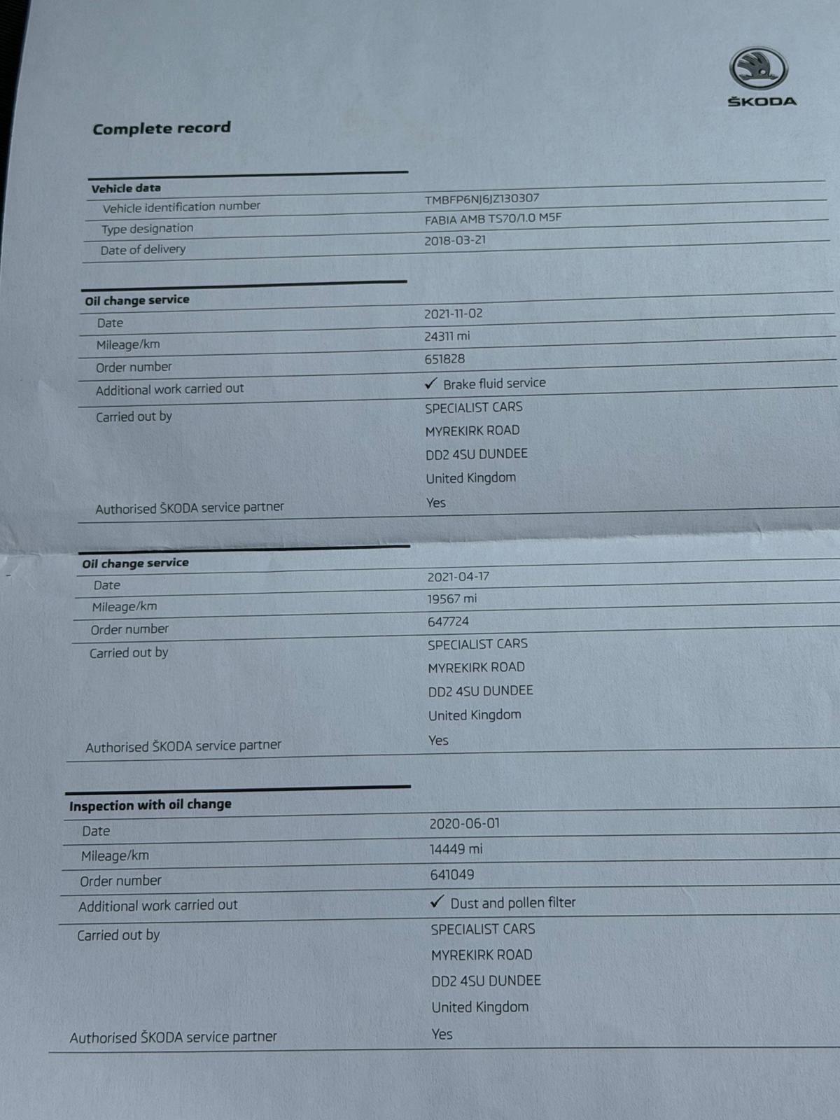 Used Skoda Fabia 2018 for sale - 76658124: Photo 22