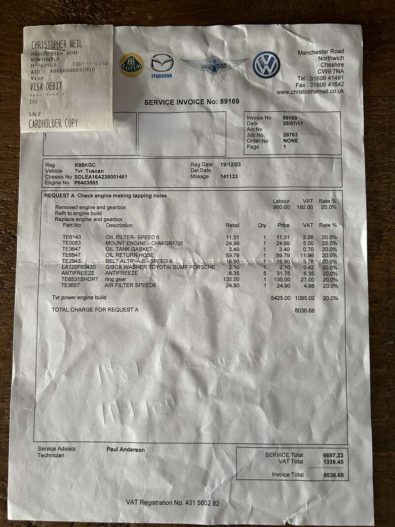 Used TVR Tuscan 2003 for sale - 77599181: Photo 10