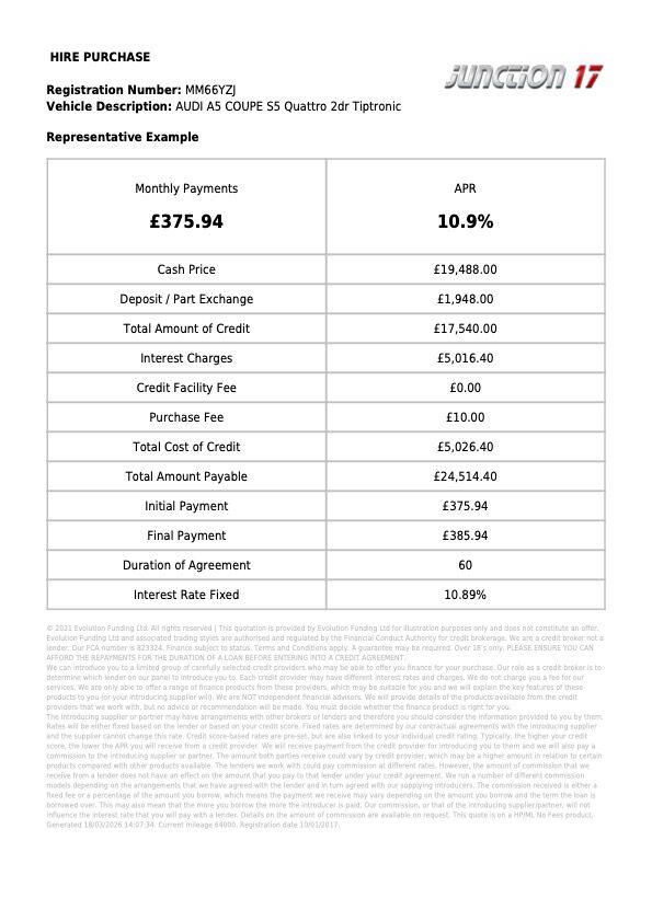 Used Audi A5 2017 for sale - 78047047: Photo 2