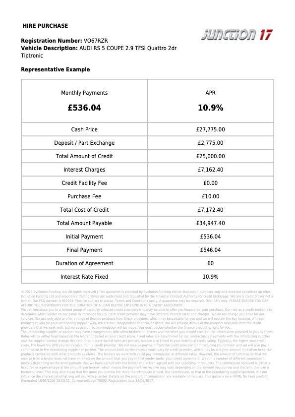 Used Audi RS5 2017 for sale - 78185061: Photo 2