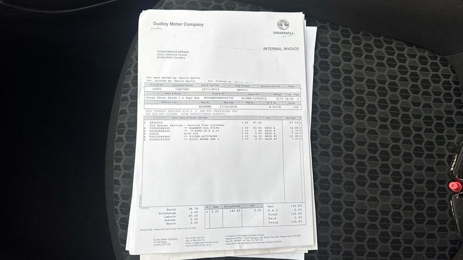 Used Vauxhall Corsa 2018 for sale - 77742482: Photo 24