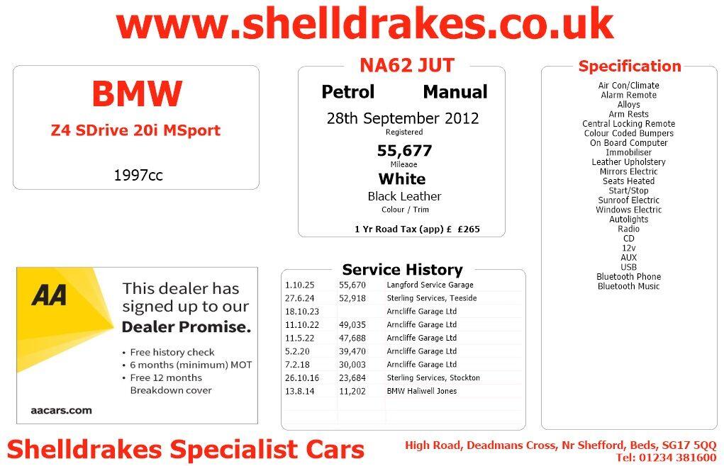 Used BMW Z4 2012 for sale - 77523951: Photo 3