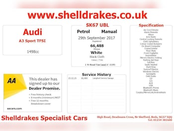 Used Audi A3 2017 for sale - 77524057: Photo