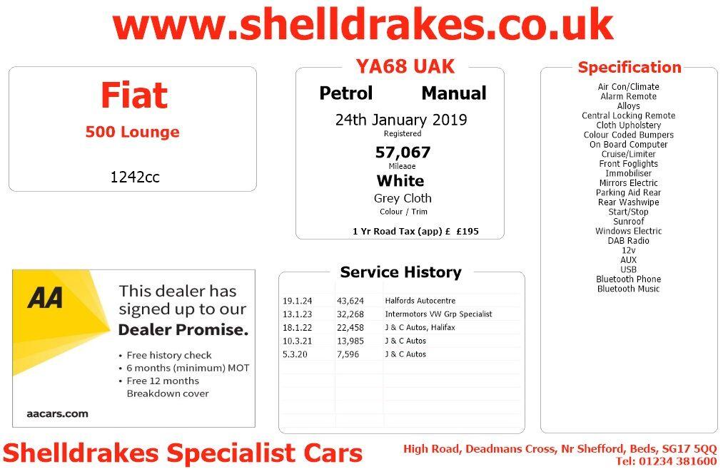 Used Fiat 500 2019 for sale - 77574375: Photo 3