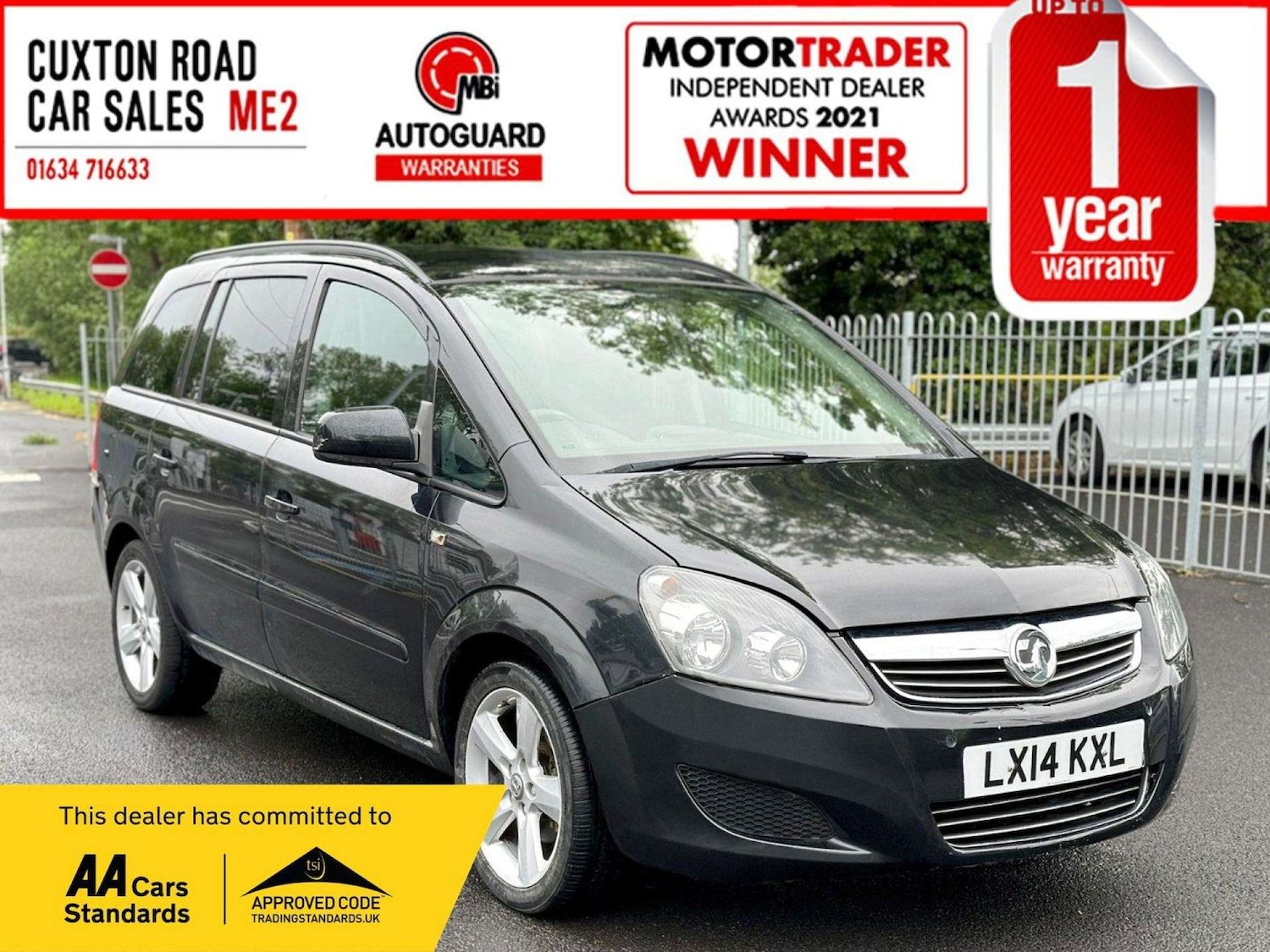 Used Vauxhall Zafira 2014 for sale - 76601185: Photo 1