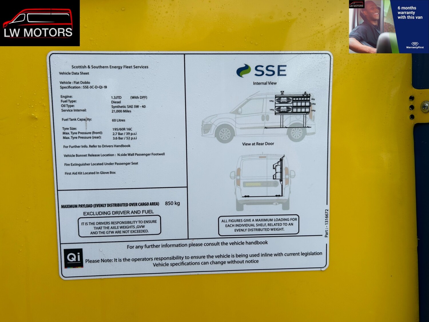 Used Fiat Doblo 2016 for sale - 77207121: Photo 11