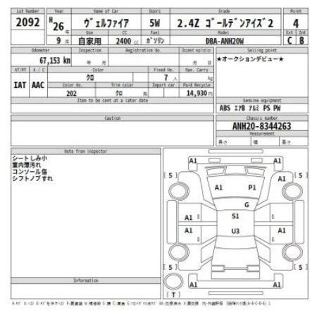 Used Toyota Vellfire 2014 for sale - 77039058: Photo 20