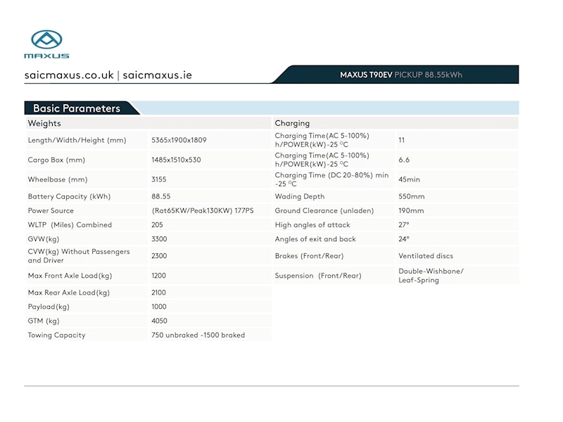 Used Maxus T90EV for sale - 77776313: Photo 6