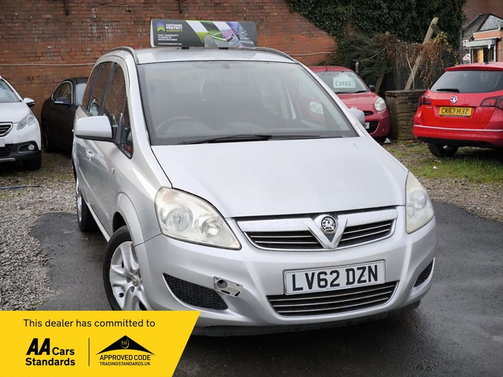 Used Vauxhall Zafira 2012 for sale - 76139441: Photo 2