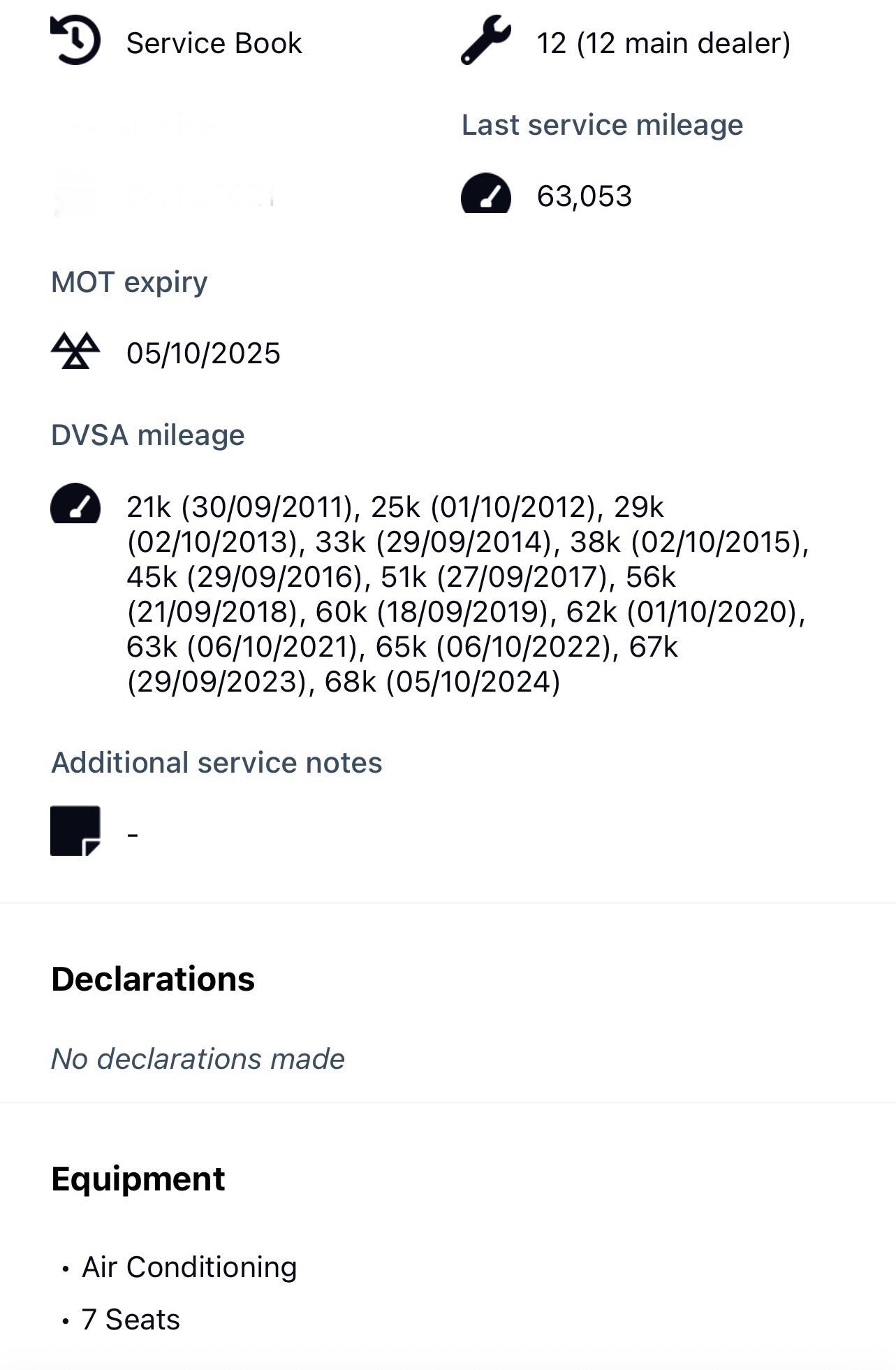 Used Vauxhall Zafira 2008 for sale - 76486848: Photo 12