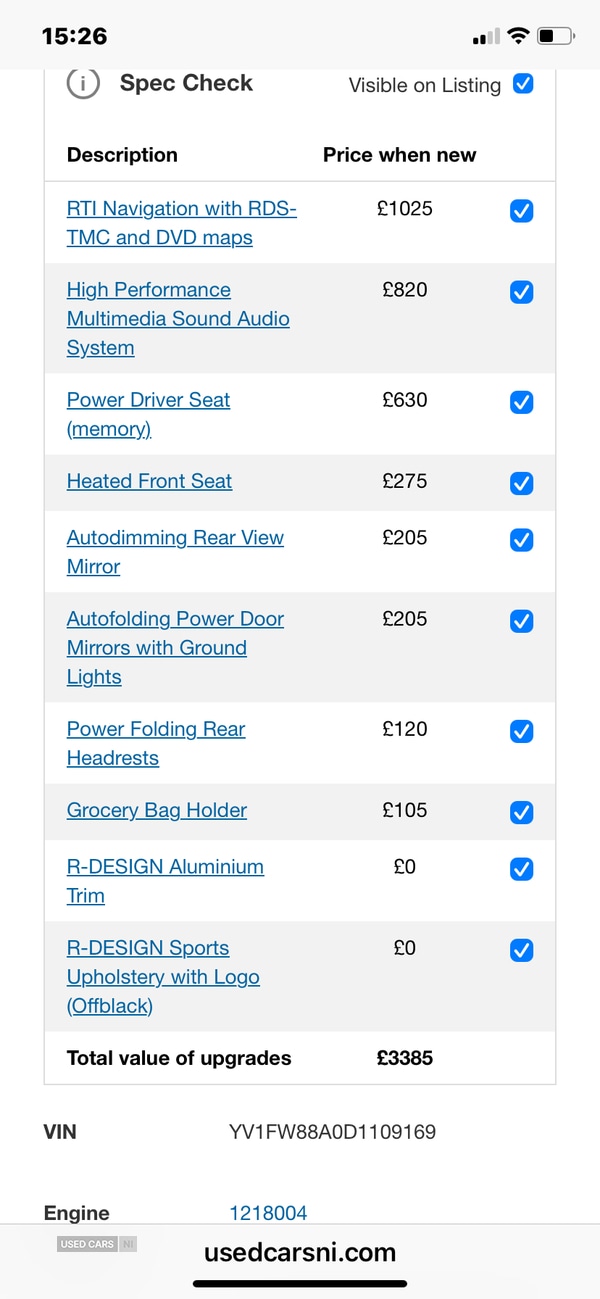 Used Volvo V60 2012 for sale - 76608641: Photo 2