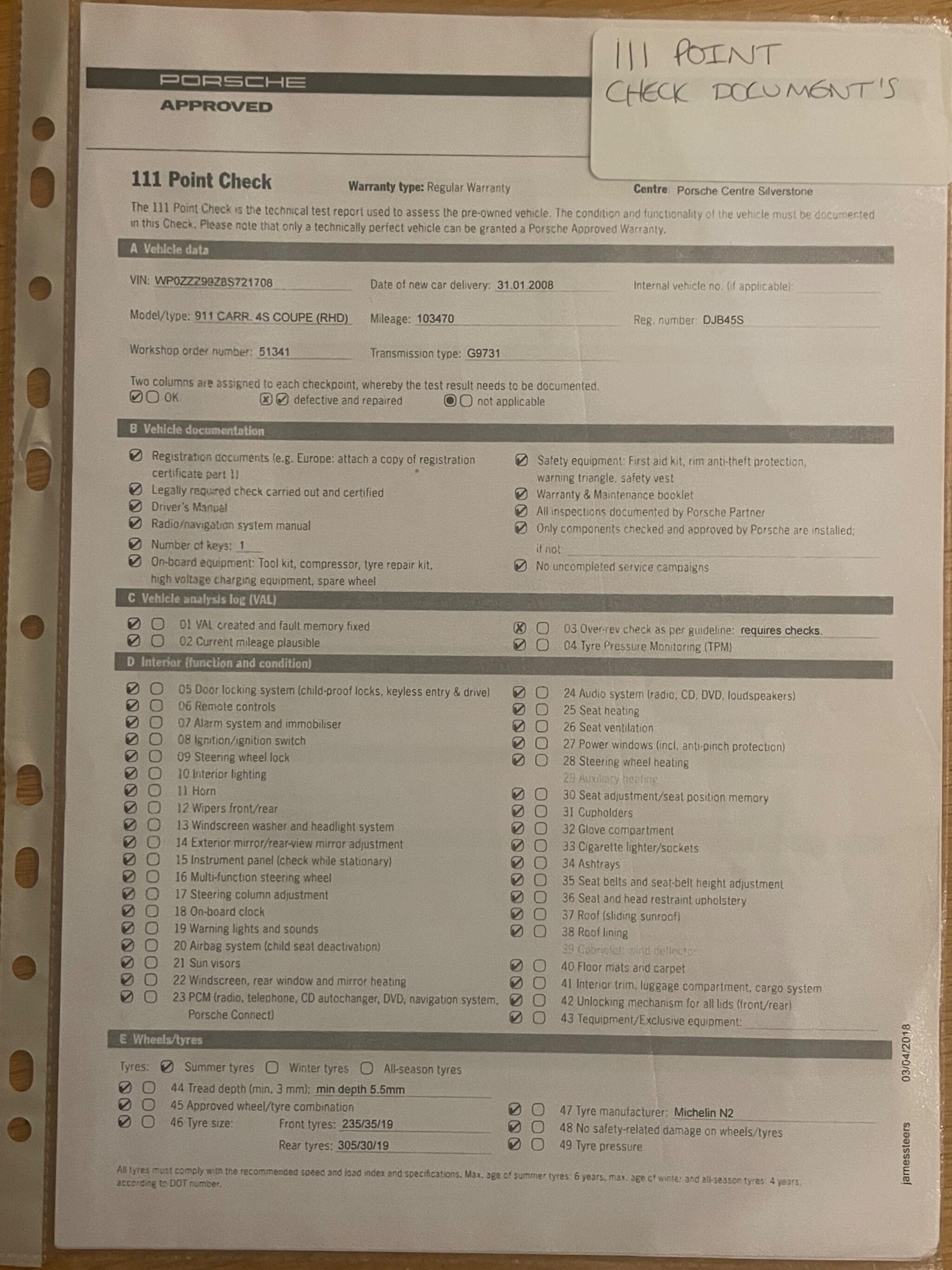 Used Porsche 911 2008 for sale - 78062953: Photo 48