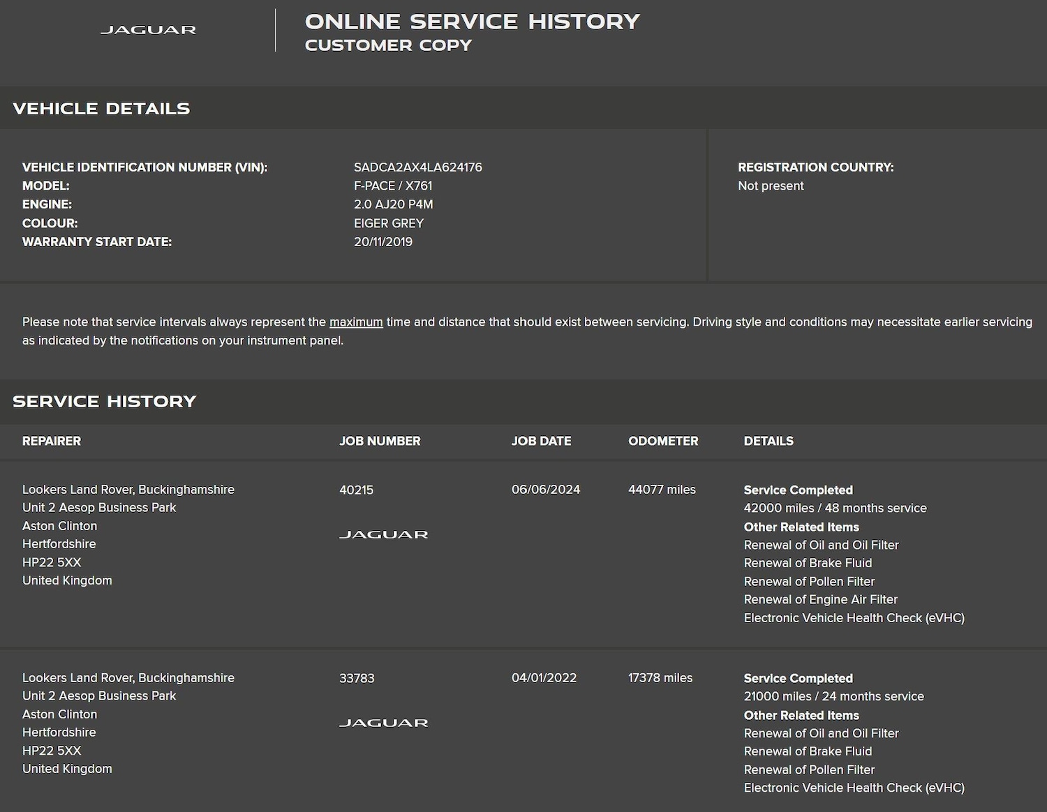 Used Jaguar F-Pace 2019 for sale - 76579736: Photo 7