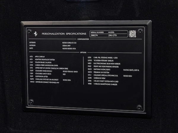 Used Ferrari 296 GTB 2023 for sale - 76084019: Photo 25