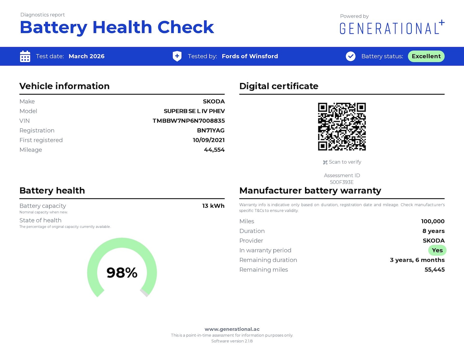Used Skoda Superb 2021 for sale - 77886414: Photo 21