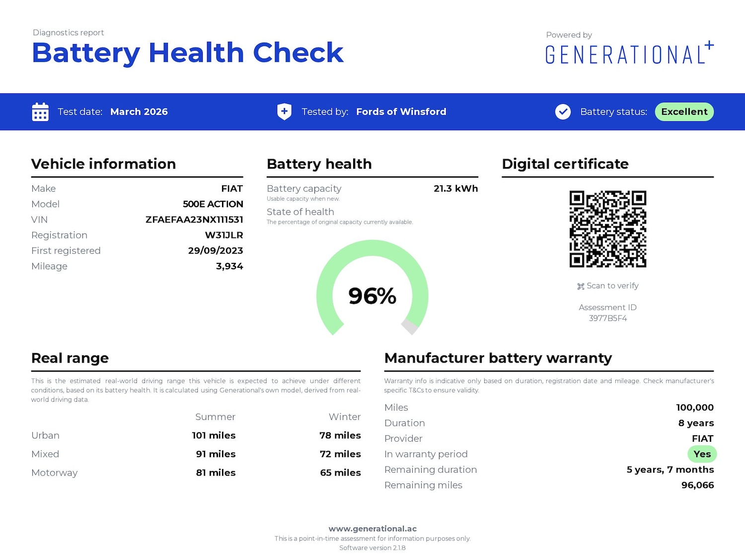 Used Fiat 500 2023 for sale - 78168478: Photo 19