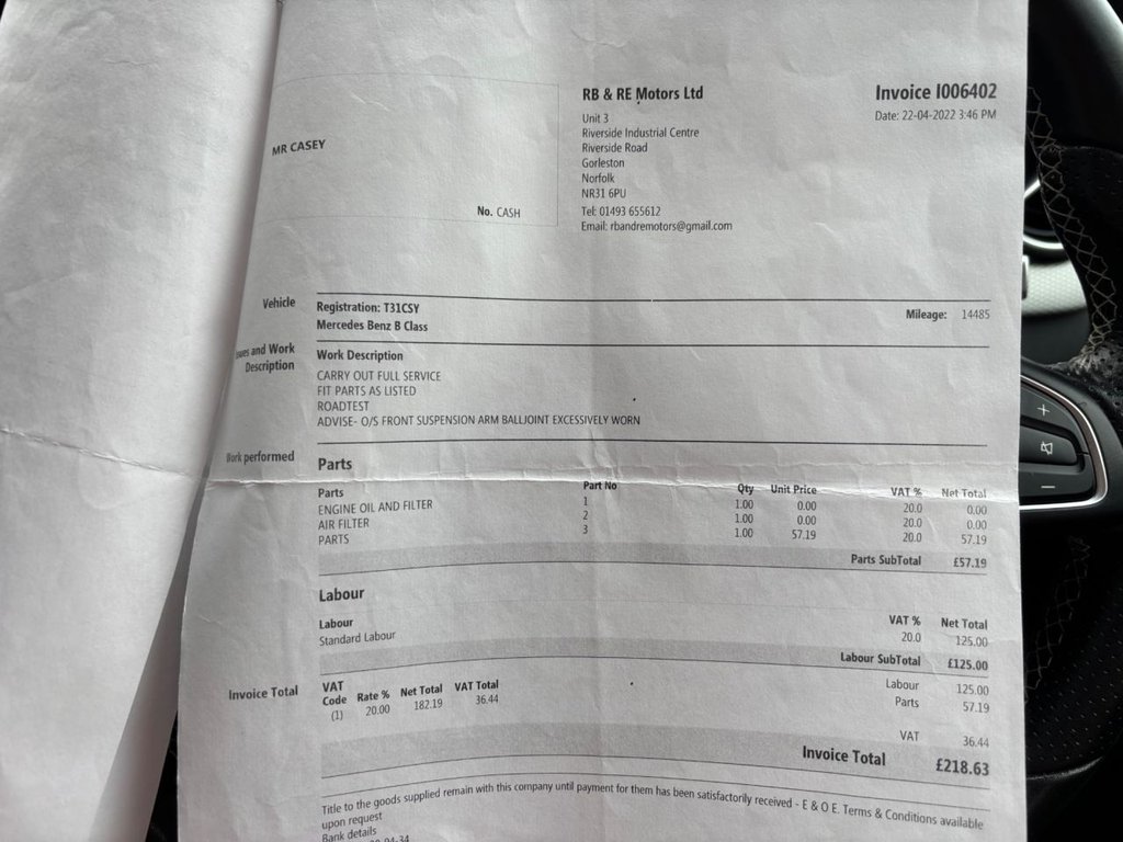 Used Mercedes-Benz B Class 2018 for sale - 77608922: Photo 18