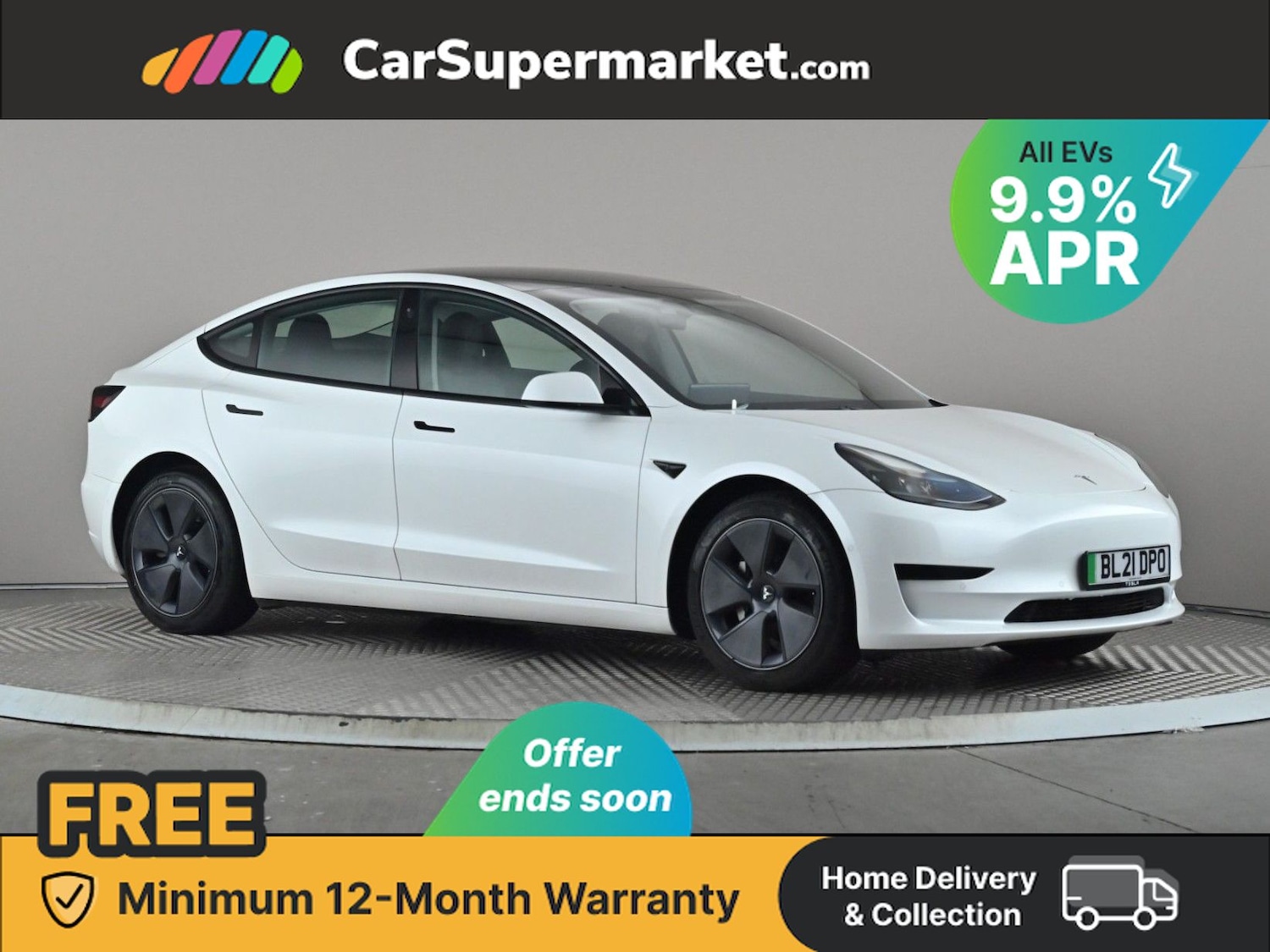 Used Tesla Model 3 2021 for sale - 76604098: Photo 1