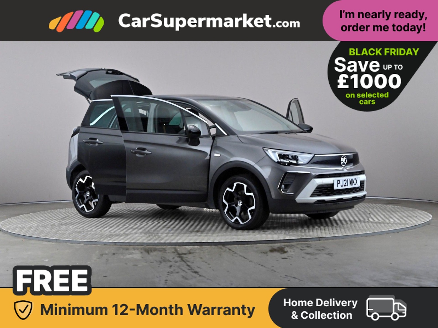 Used Vauxhall Crossland 2021 for sale - 76723912: Photo 8