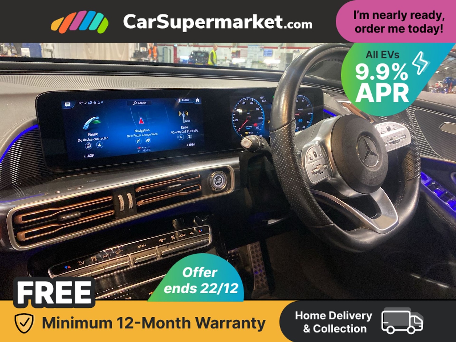 Used Mercedes-Benz EQC 2021 for sale - 76836172: Photo 8